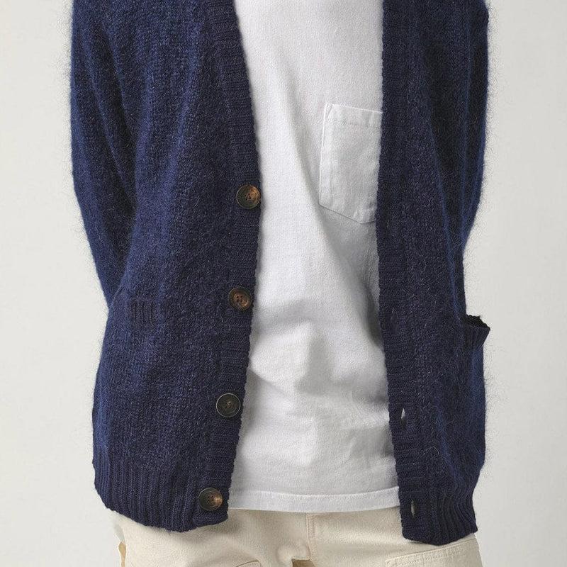 Corridor - Mohair Cardigan in Navy