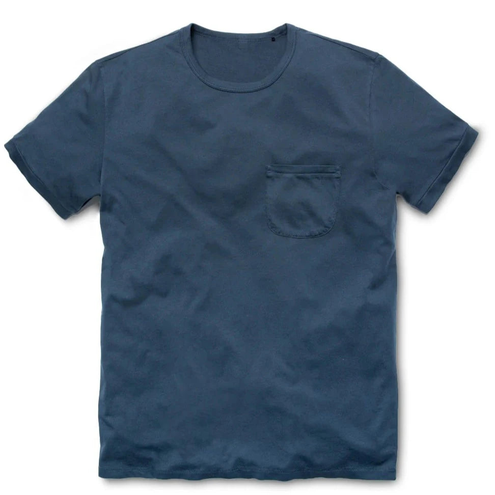 Outerknown - Sojourn Pocket Tee in Heather Marine
