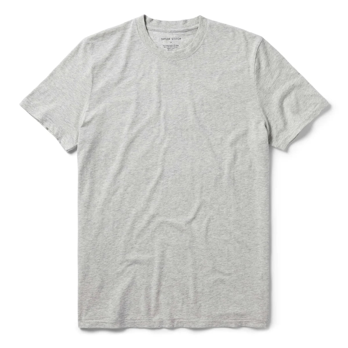 Taylor Stitch - The Cotton Hemp Tee in Heather Gray