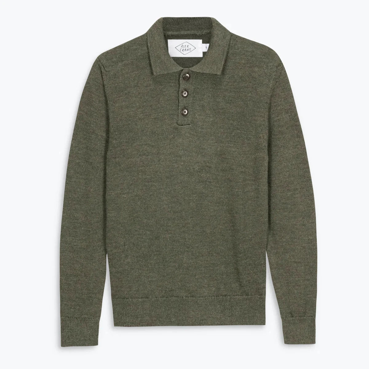 Alex Crane - Anchor Polo Sweater in Pine